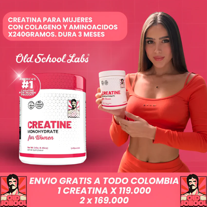 Creatina monohidratada for women