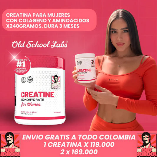 Creatina monohidratada for women