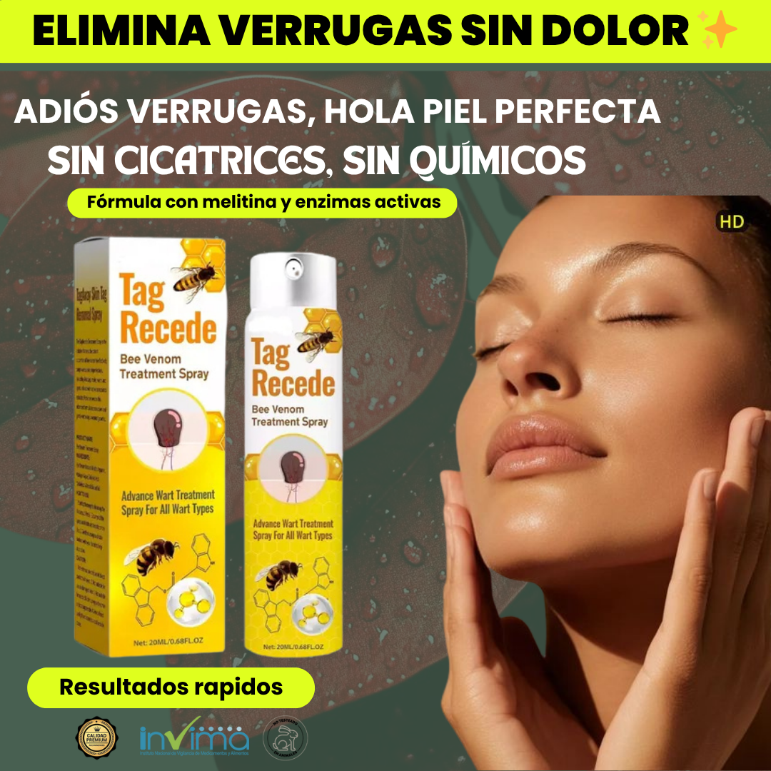 TagRecede: Elimina verrugas fácil, natural y sin marcas