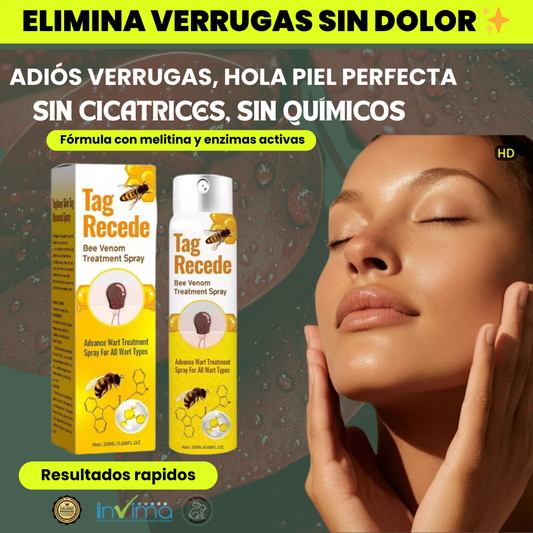 TagRecede: Elimina verrugas fácil, natural y sin marcas
